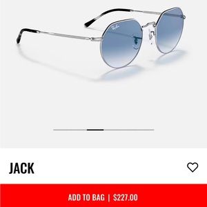 Ray-Ban Jack sunglasses - blue gradient lenses